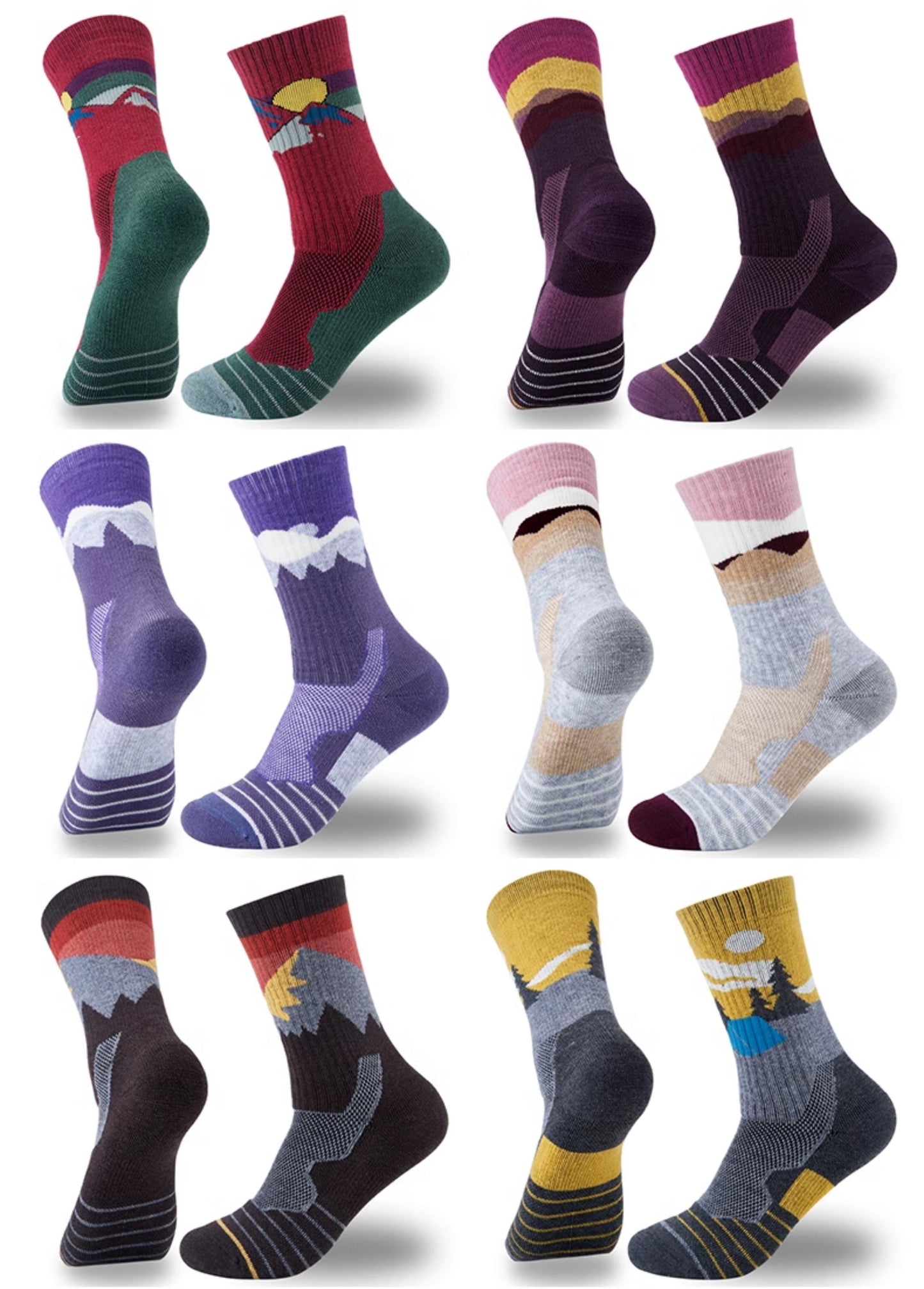 Women’s Merino Wool Outdoor Crew Socks